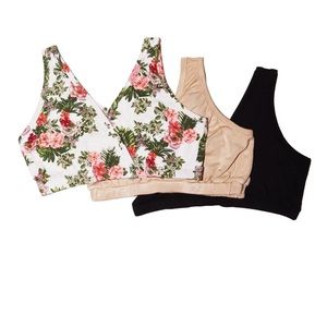 3 pack Maternity/Nursing sleep bras